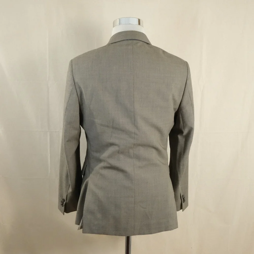 Banana Republic 38S Sport Coat 100% Wool Beige Two Button Double Vented